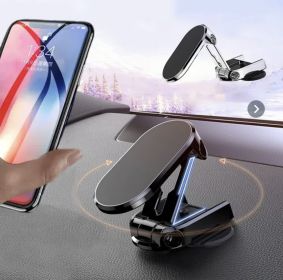 Magnetic Foldable Car Phone Stand Holder Compatible with any smartphone