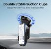 Gravity Car Phone Mount Holder with Adaptable Cradle Adjustable Long Neck for Windshield Dashboard