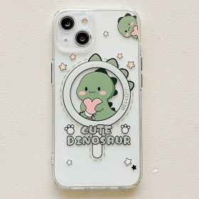 Cute Dinosaur Panda Magnetic Phone Case (Option: Dinosaur-Iphone 11)