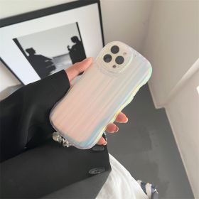 Laser Wave Silicone Phone Case (Option: Phone case-Iphone 11)