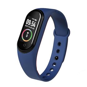 For Xiaomi Smart Watch Men Women Sport Waterproof Smartwatch For Android IOS Smart Clock Heart Rate Blood Pressure Monitor Watch (Color: Blue)