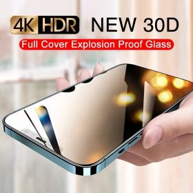 3pcs 30D Full Cover Protective Glass On For ; iPhone 13 12 11 14 PRO MAX X XR Screen Protector IPhone 6 7 8 14 Plus Tempered Glass Film (Items: For Iphone13Mini)