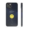 Smiley Face in Space Believe Slim Case for iPhone